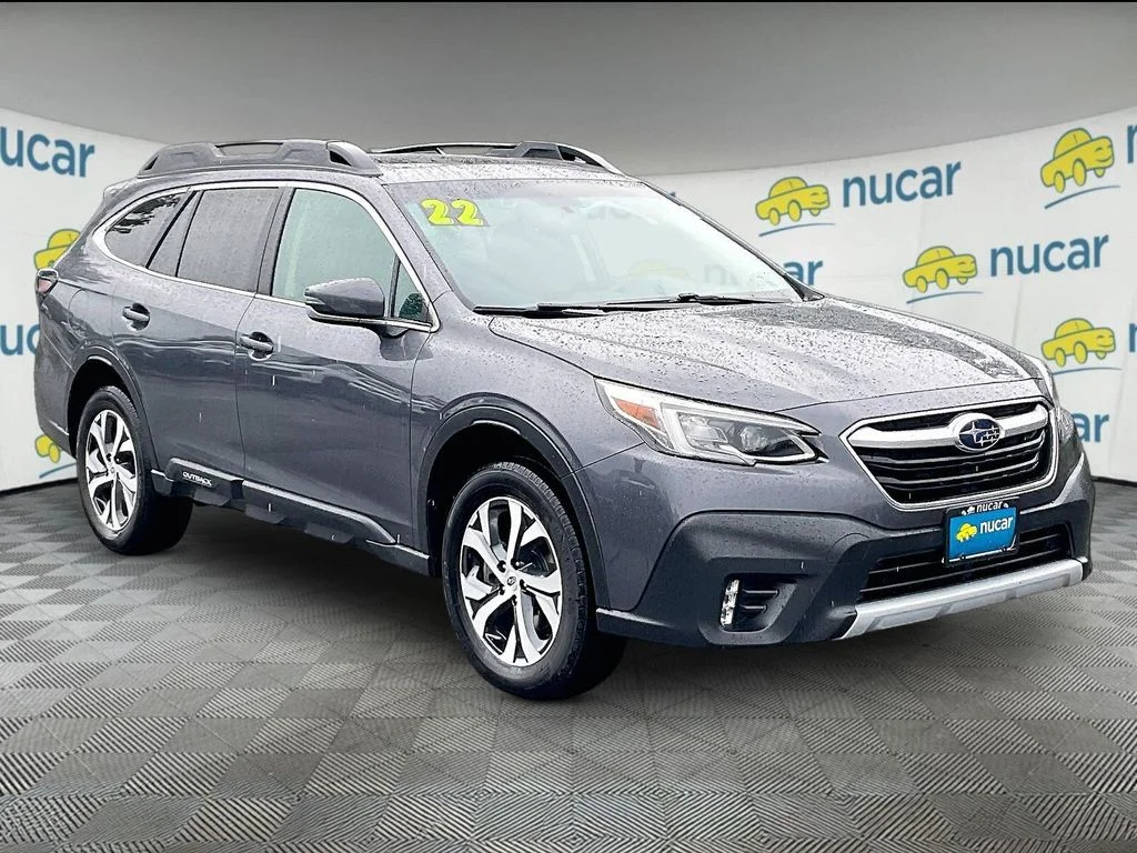 Used 2022 Magnetite Gray Metallic Subaru Limited image 1