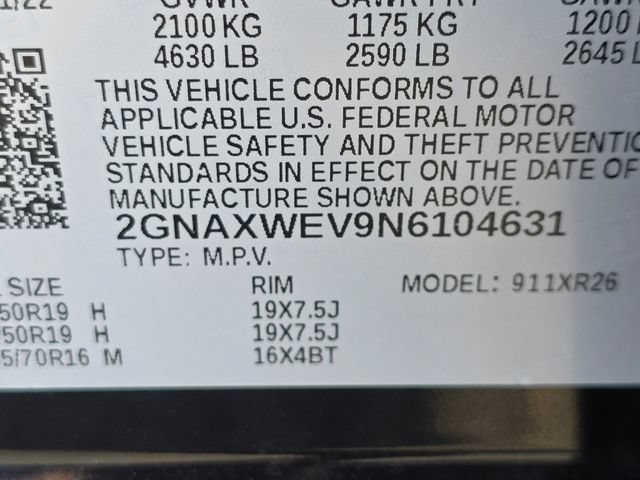 2022 Chevrolet Equinox RS - Photo 35