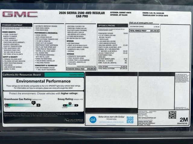 New 2026 Summit White GMC Pro image 19