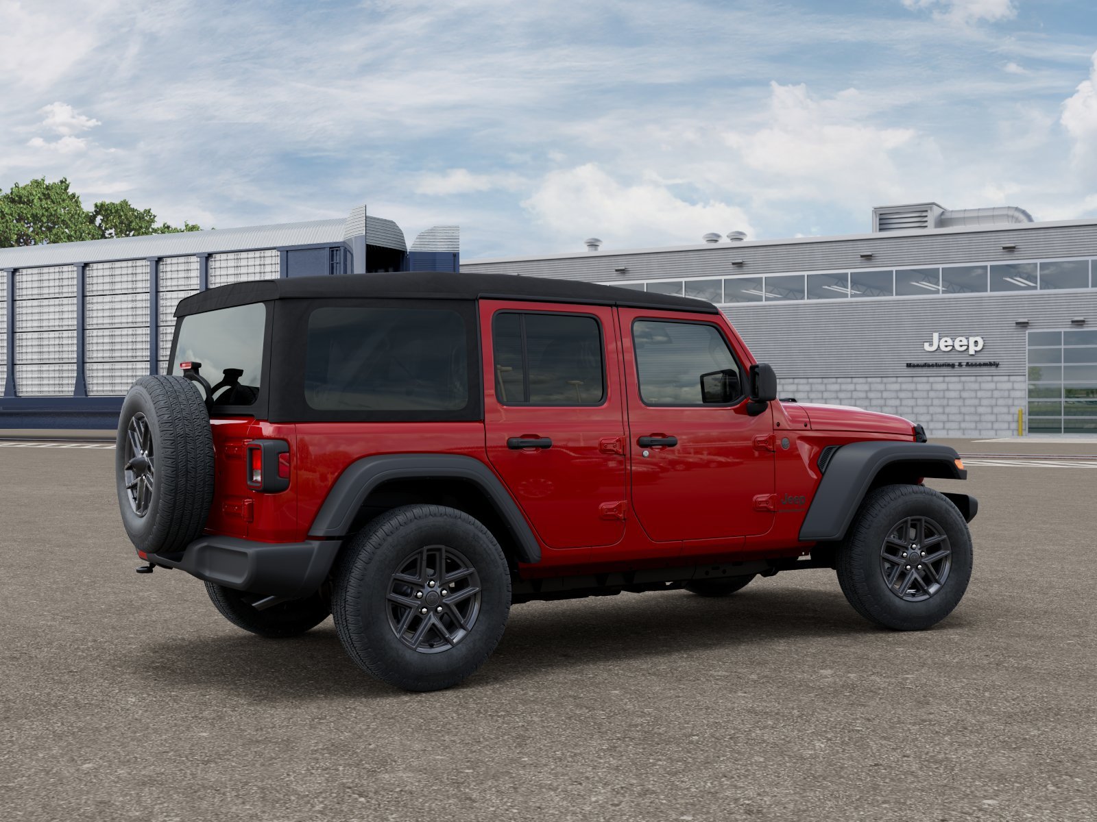 New 2027 Firecracker Red Clearcoat Jeep Sport S image 2