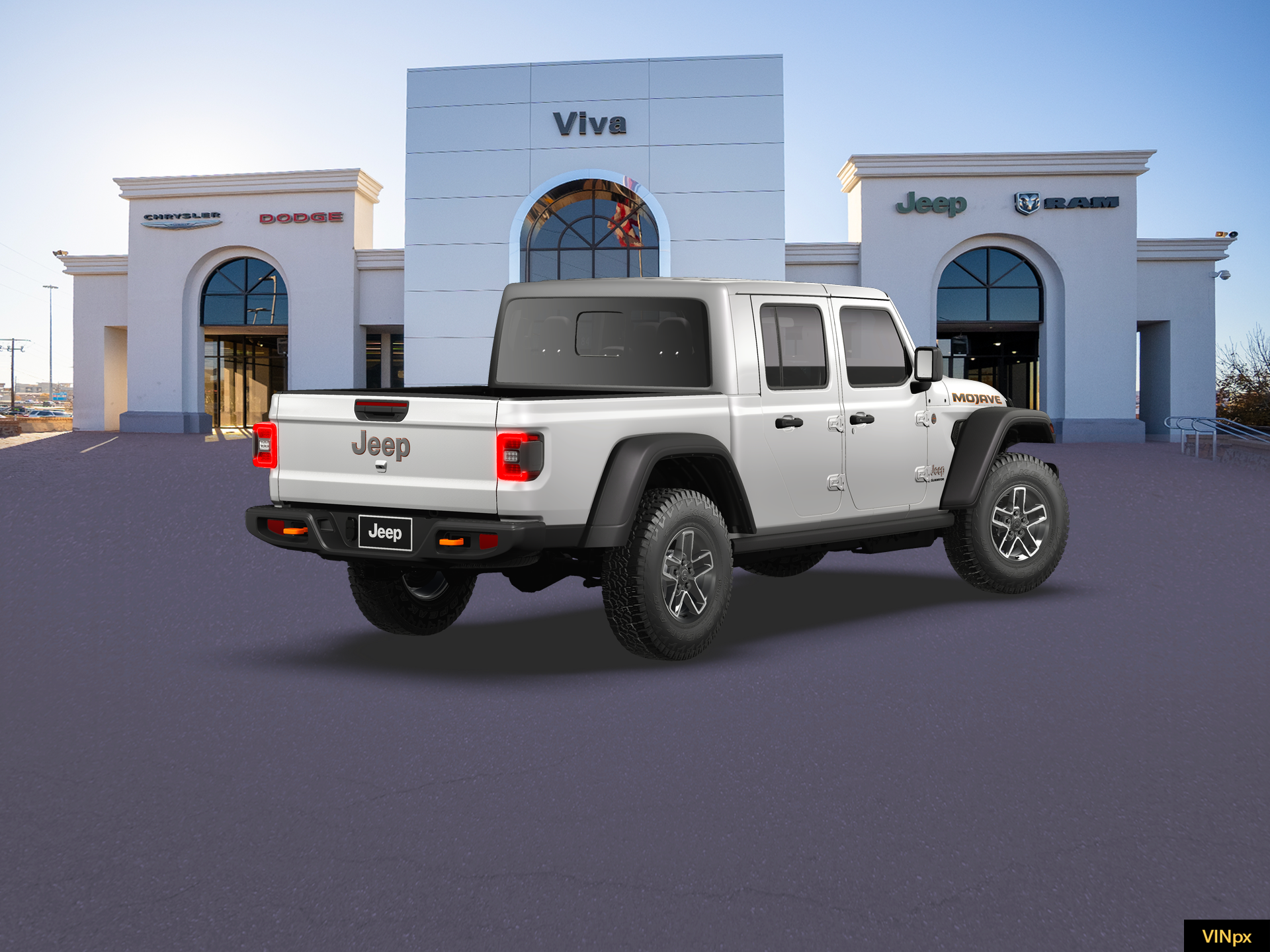 New 2026 Bright White Clear-Coat Exterior Paint Jeep Mojave image 18