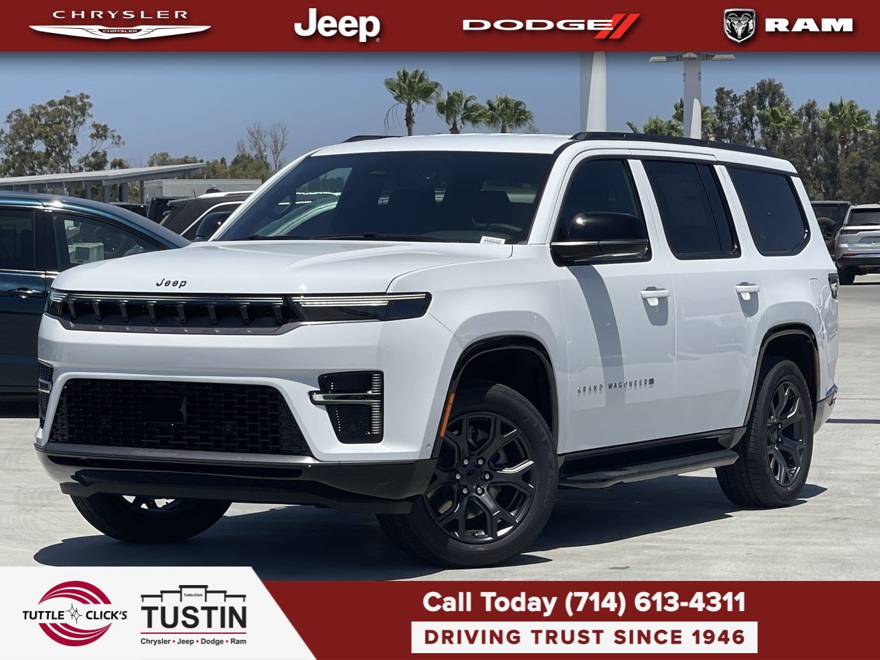 New 2026 Bright White Clear-Coat Exterior Paint Jeep Limited Altitude image 1