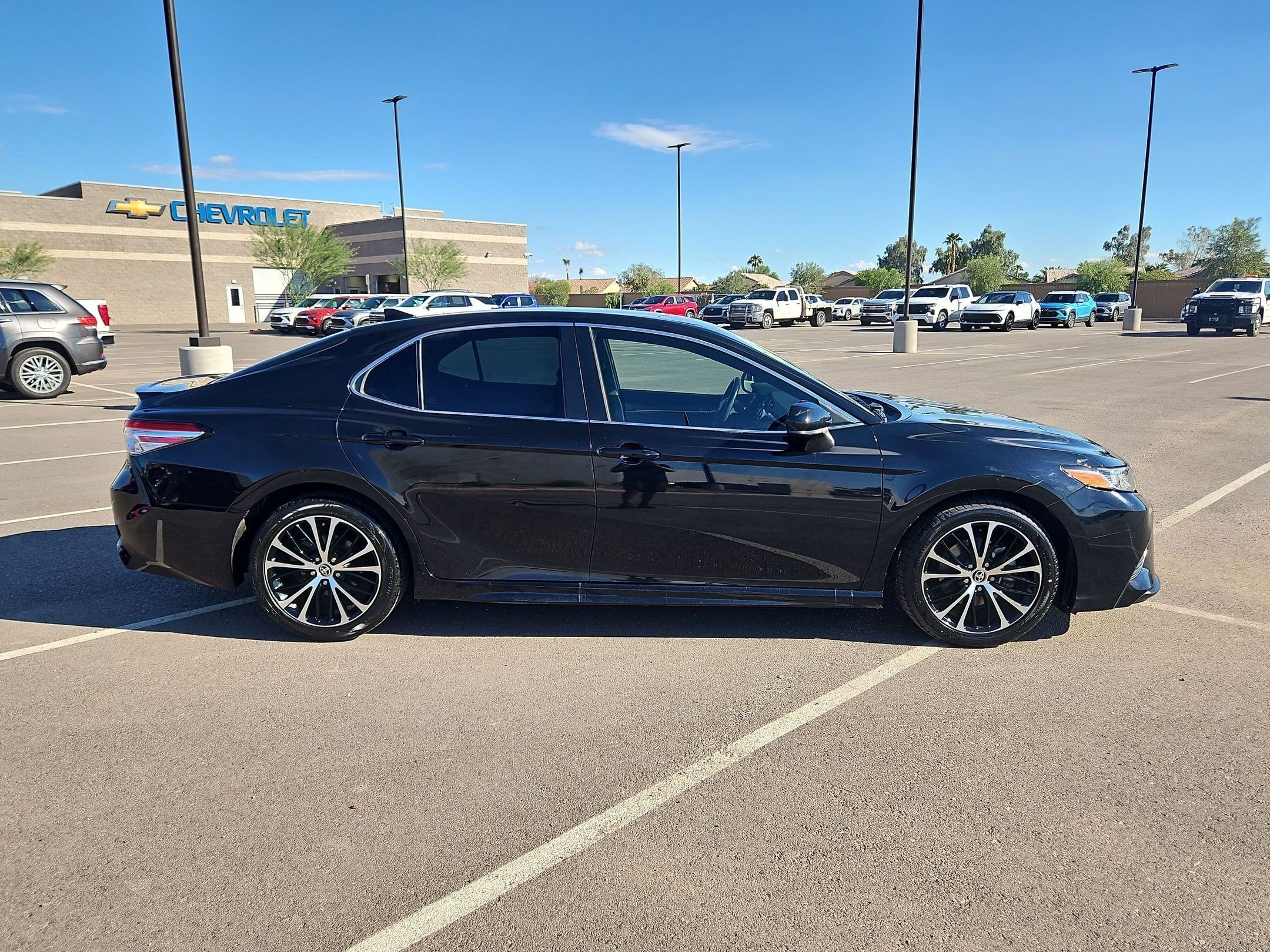 Certified Used 2020 Black Toyota SE image 6