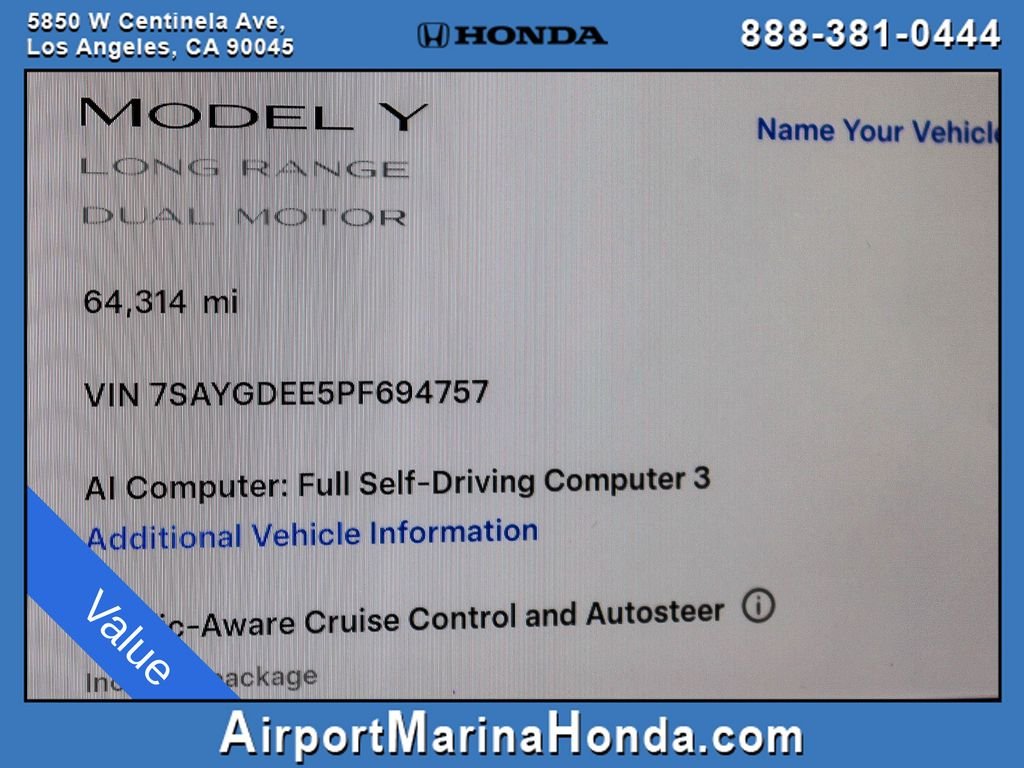Used 2023 Pearl White Multi-Coat Tesla Long Range image 25