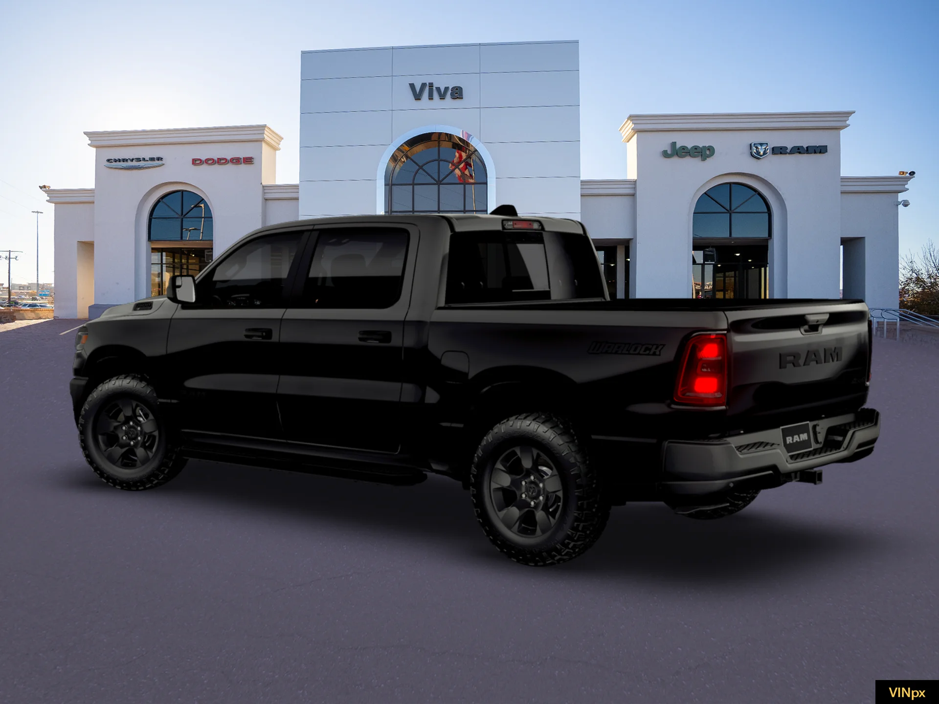 New 2026 Diamond Black Crystal Pearl-Coat Exterior Paint RAM  image 4