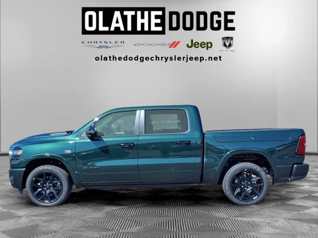 New 2027 Serrano-Green Metallic Exterior Paint RAM Laramie image 18