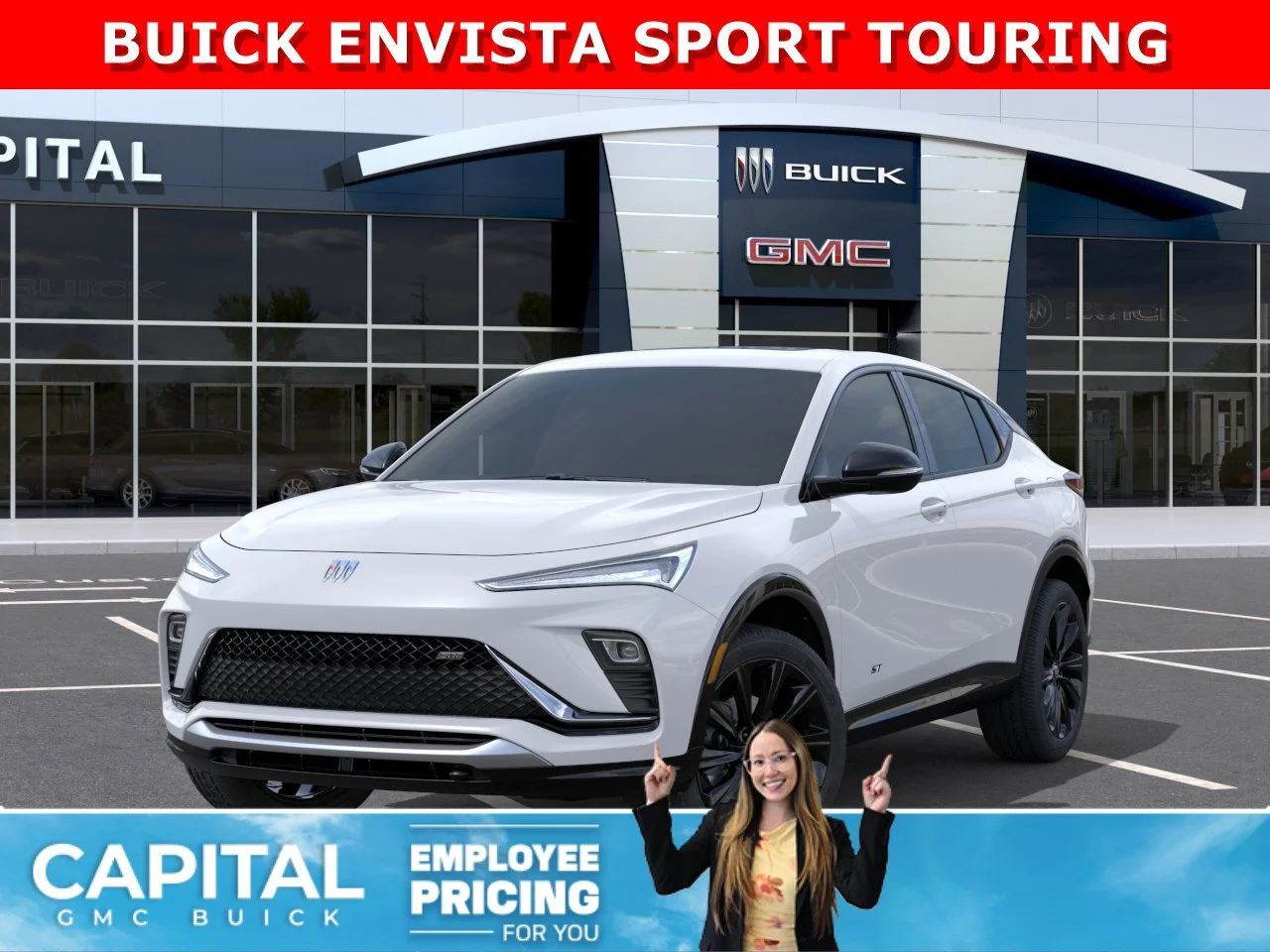 New 2026 Summit White Buick Sport Touring image 1