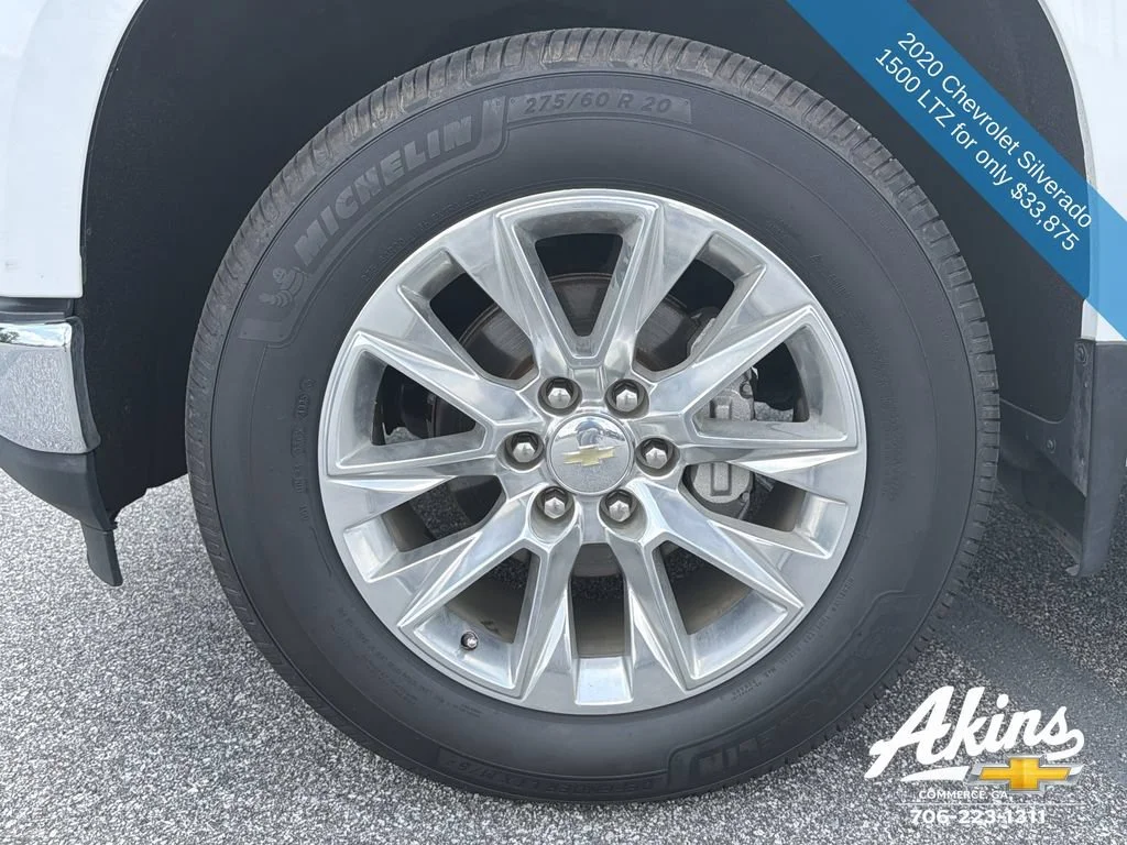 Certified Used 2020 SUMMIT WHITE Chevrolet LTZ image 13