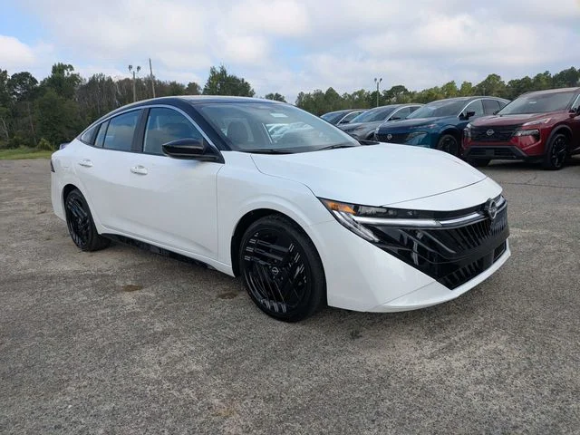 New 2027 Aspen White TriCoat / Super Black Two-tone Nissan SR image 2