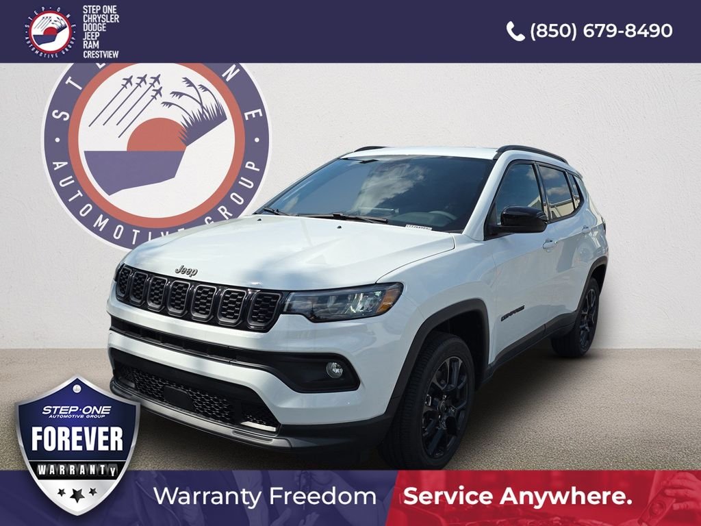 New 2026 Bright White Clear-Coat Exterior Paint Jeep Latitude image 1