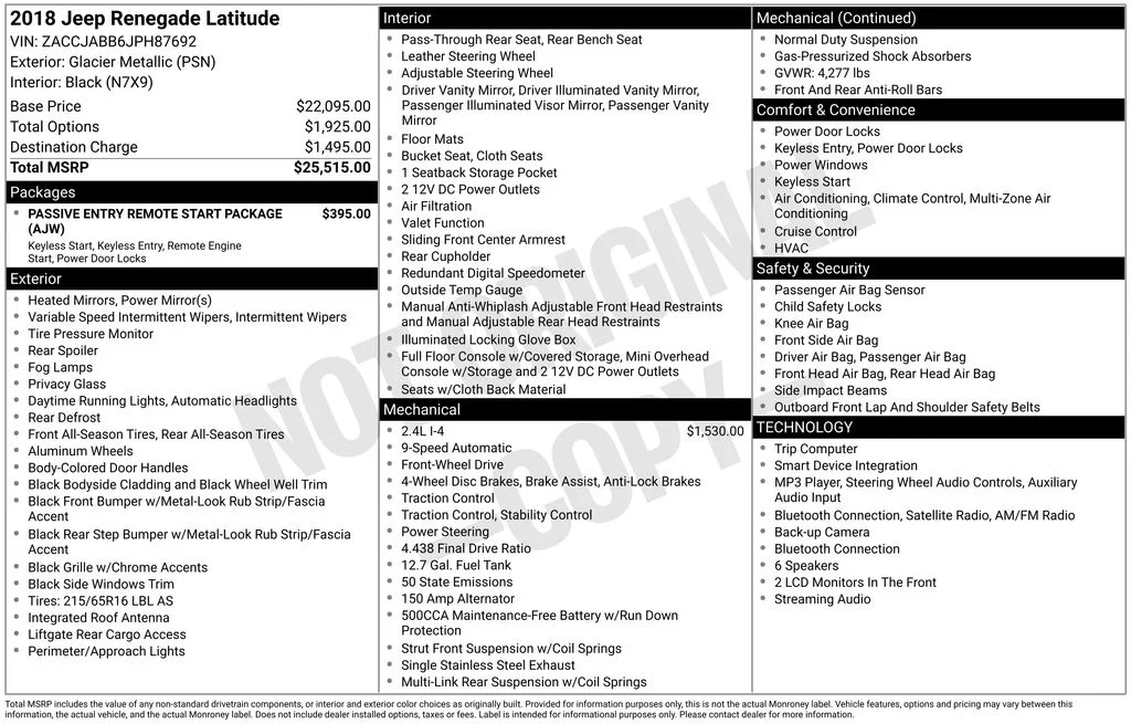Certified Used 2018 Silver Jeep Latitude image 8