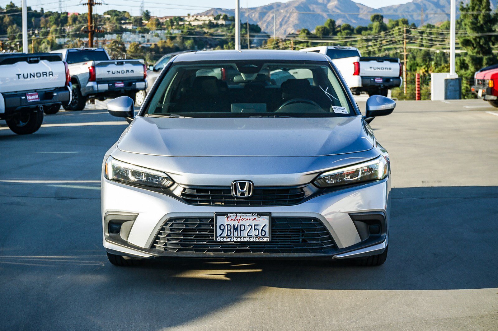 Used 2022 Lunar Silver Metallic Honda EX image 2