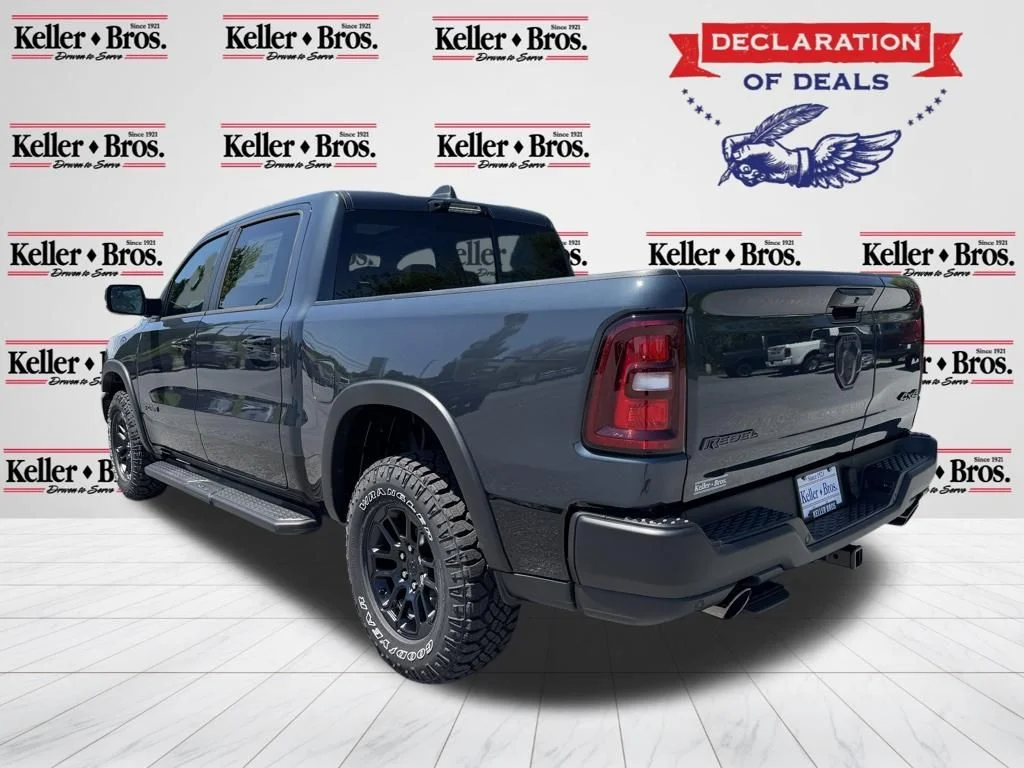 New 2026 Forged Blue Metallic Exterior Paint RAM Rebel image 5