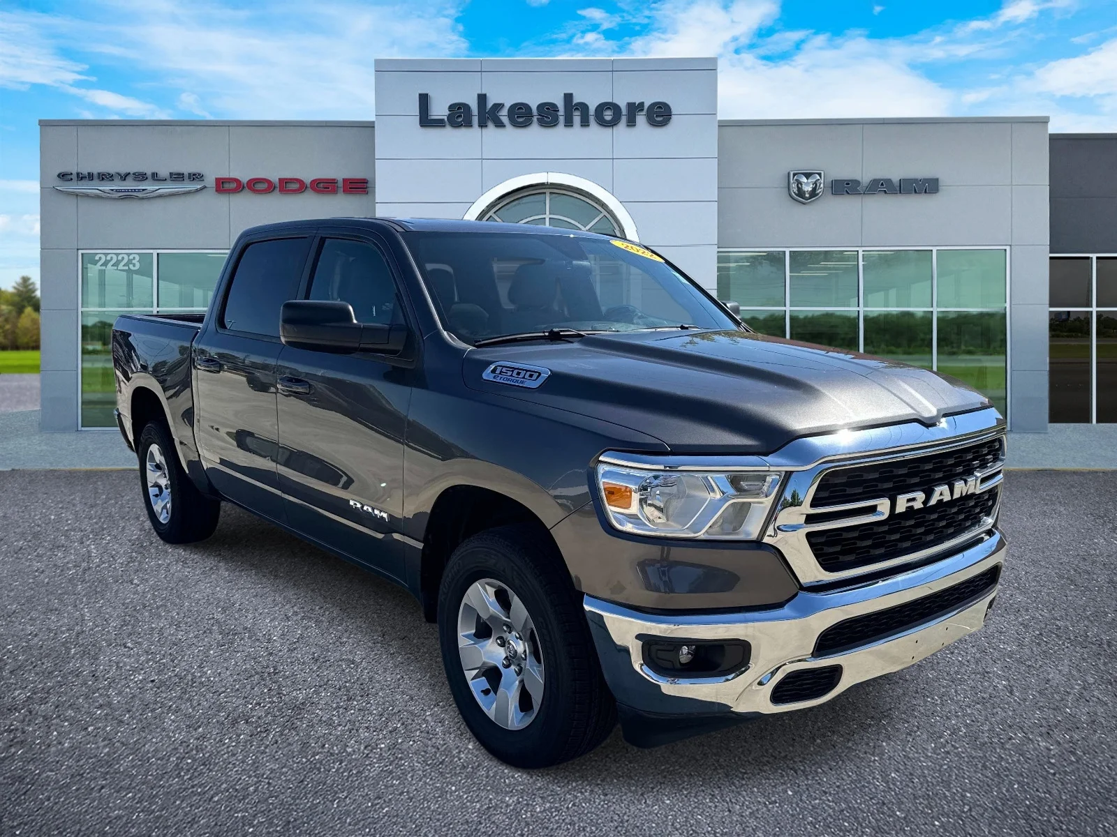 Used 2022 Gray Ram Big Horn 4x4 Crew Cab 5