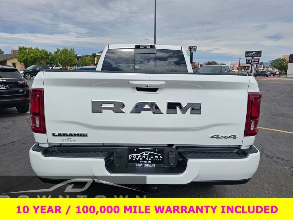 New 2026 Bright White Clear-Coat Exterior Paint RAM Laramie image 4