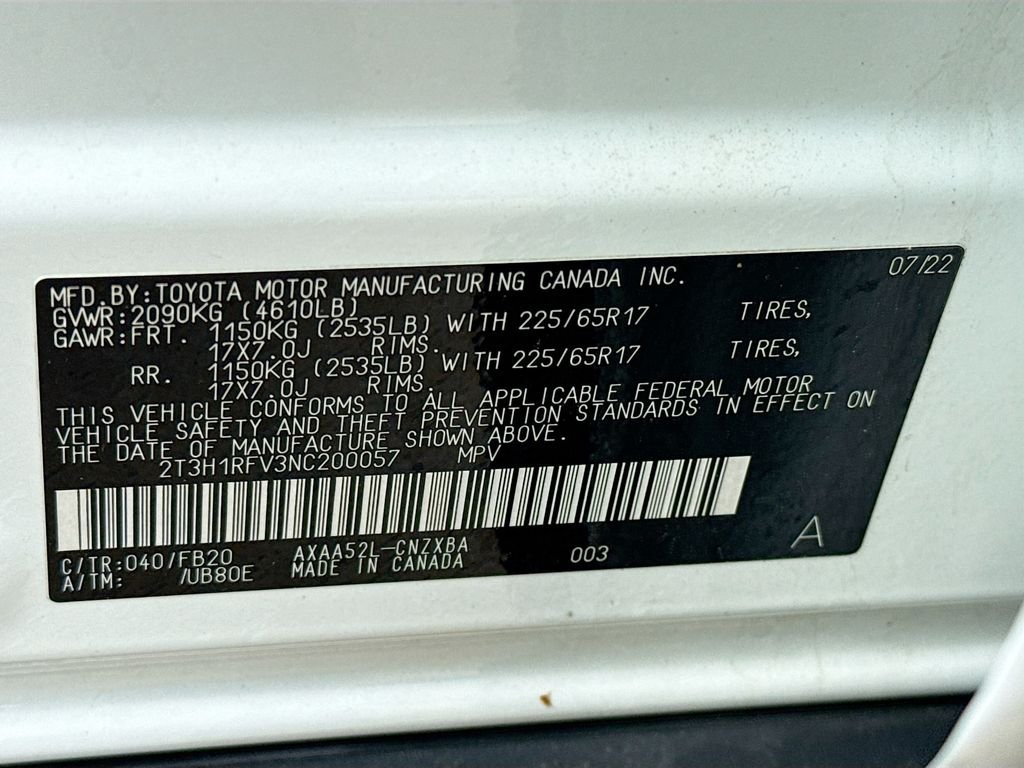 Used 2022 White Toyota LE image 30