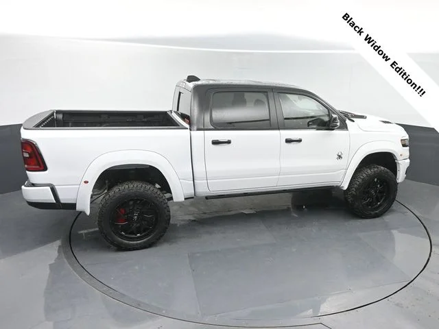 New 2026 Bright White Clear-Coat Exterior Paint RAM BLACK WIDOW EDITION image 37