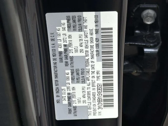 Certified Used 2025 Crystal Blue Mazda 2.5 S Select Sport image 30