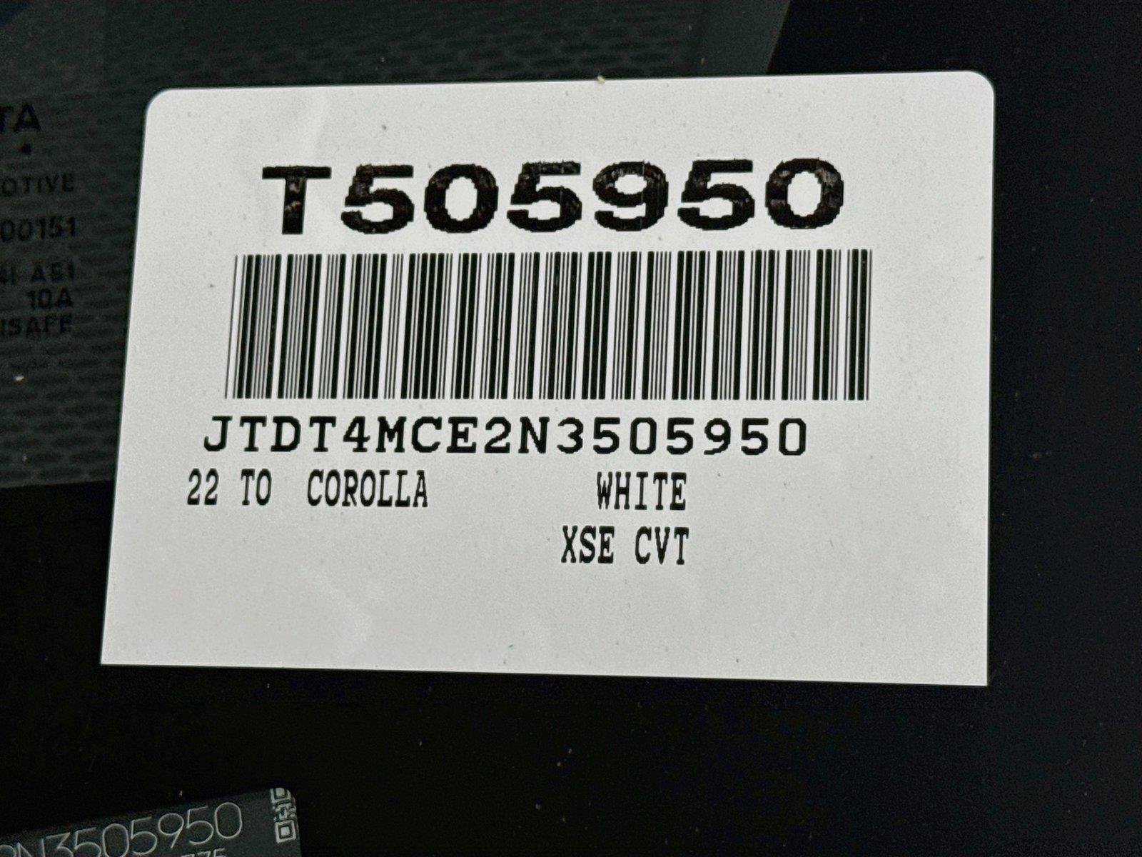 Certified Used 2022 Super White Toyota XSE image 43
