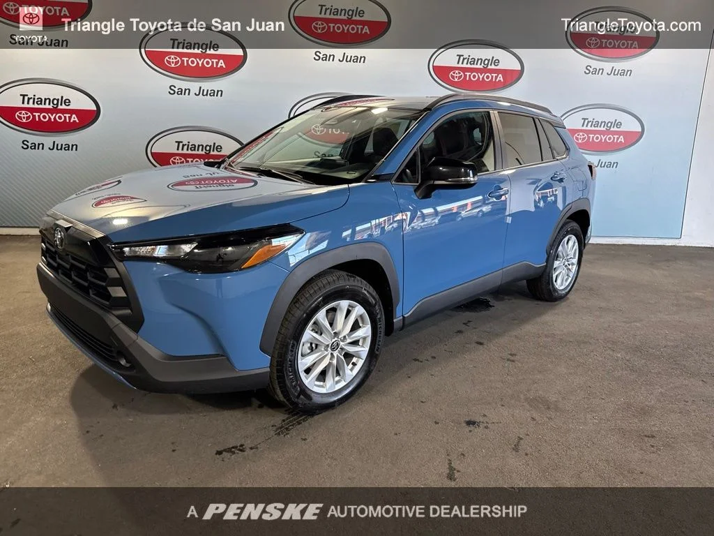 New 2026 Blue Toyota LE image 1