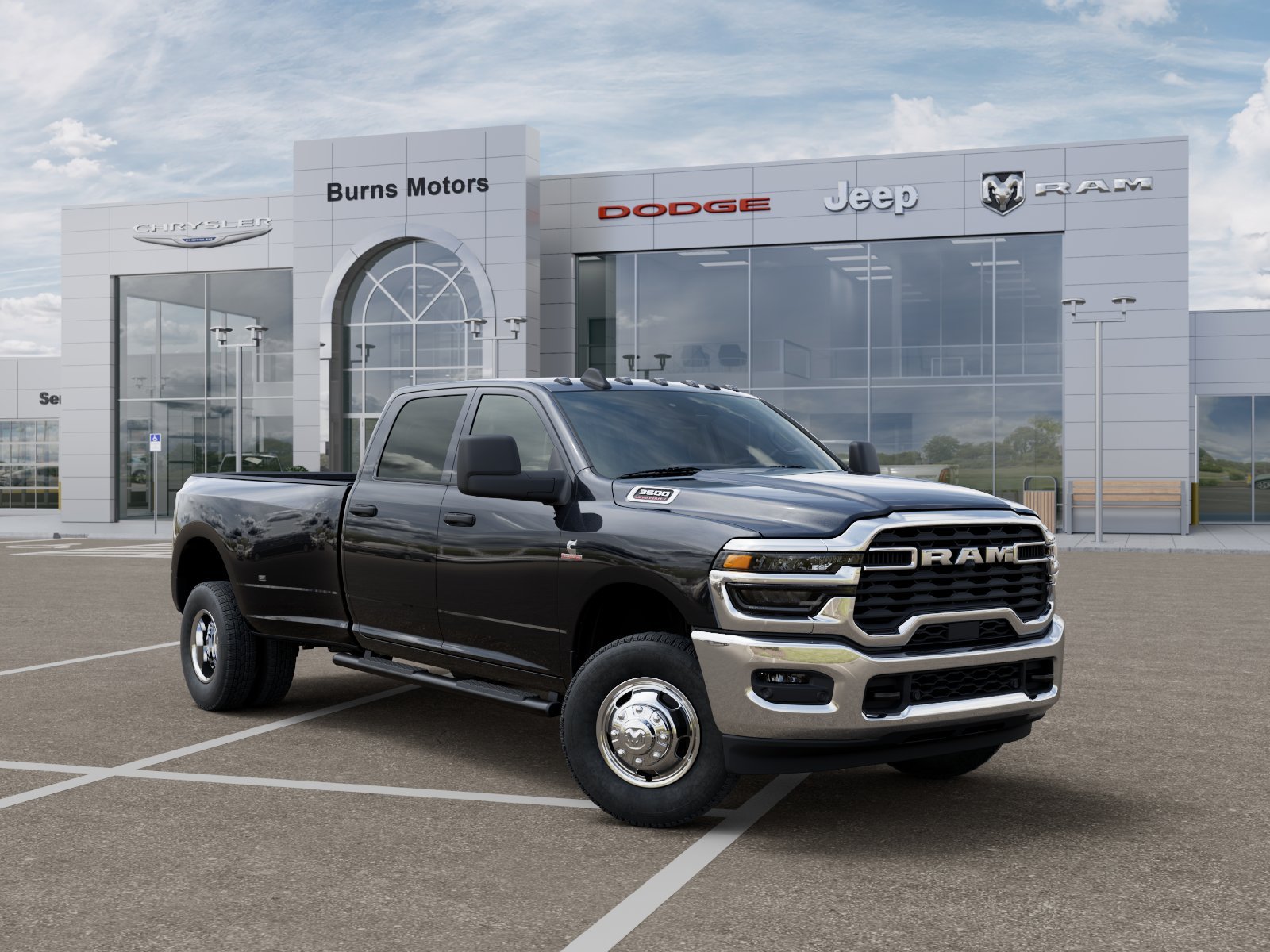 New 2026 Diamond Black Crystal Pearl-Coat Exterior Paint RAM Tradesman Dually image 31