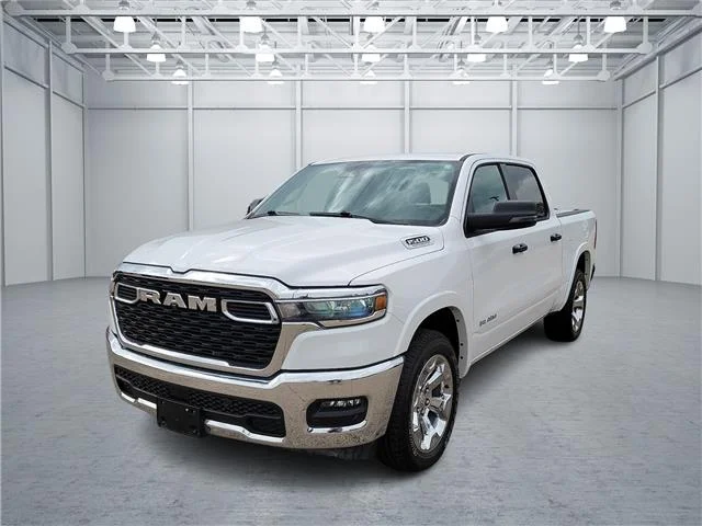 Used 2026 Bright White Clearcoat RAM Big Horn/Lone Star 4x4 Crew Cab 144.5 in. WB image 1