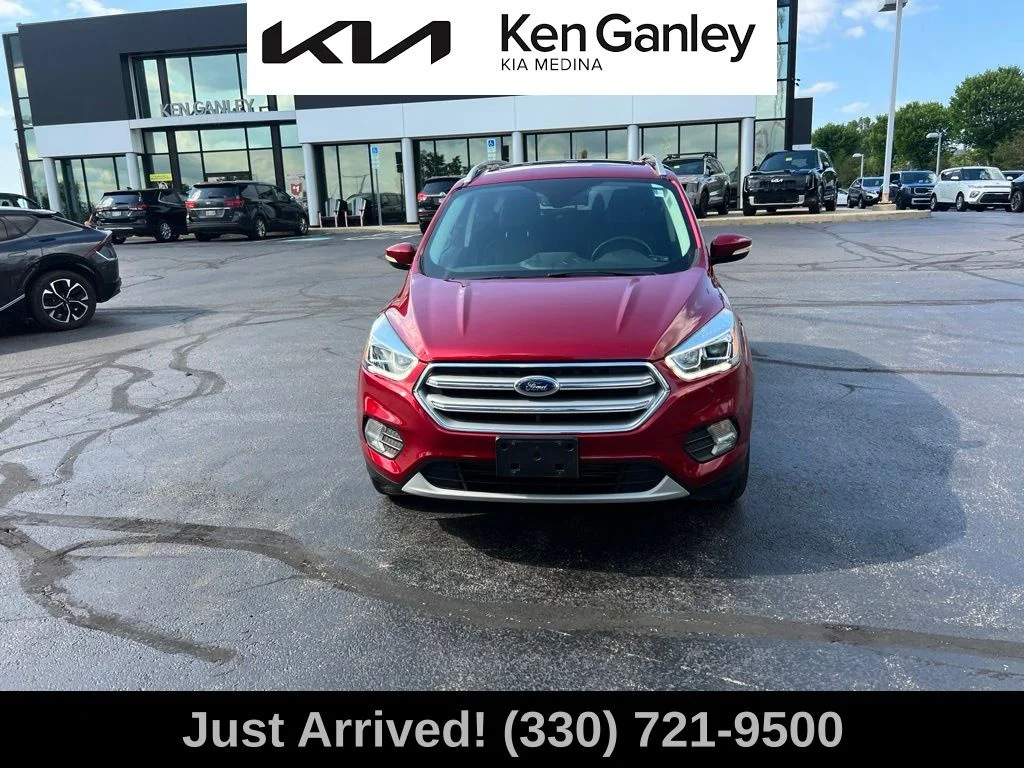 Used 2017 Red Ford Titanium image 2