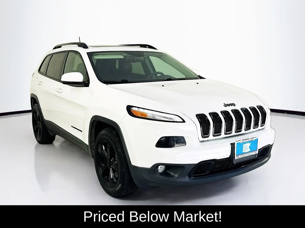 Used 2017 Bright White Clearcoat Jeep Limited image 1