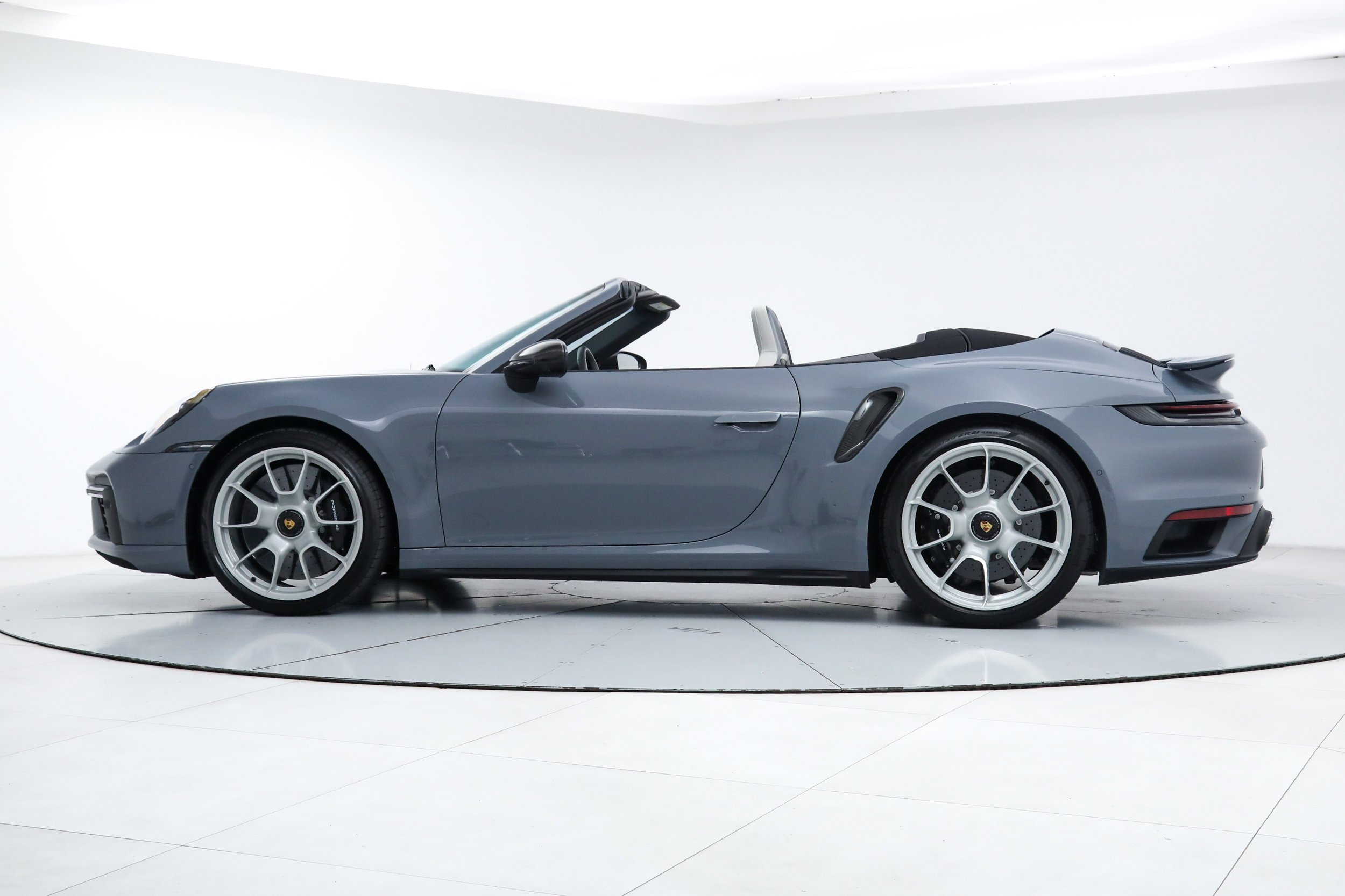 Used 2024 Gray Porsche Turbo S Cabriolet image 2