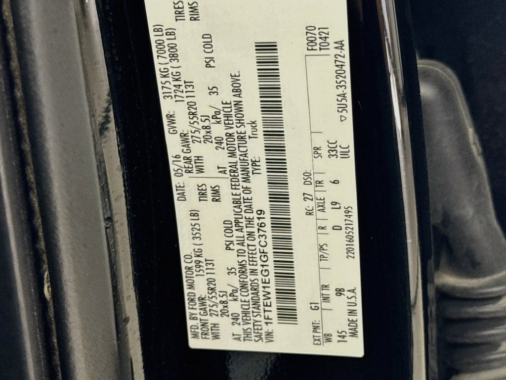 Used 2016 Shadow Black Ford Platinum image 41