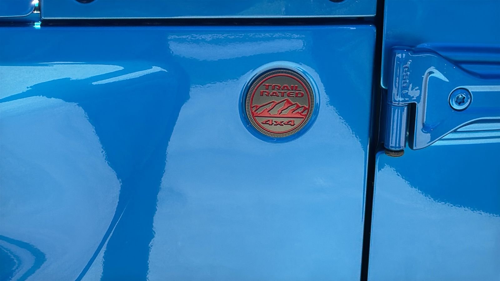 Used 2025 Blue Jeep Rubicon image 8