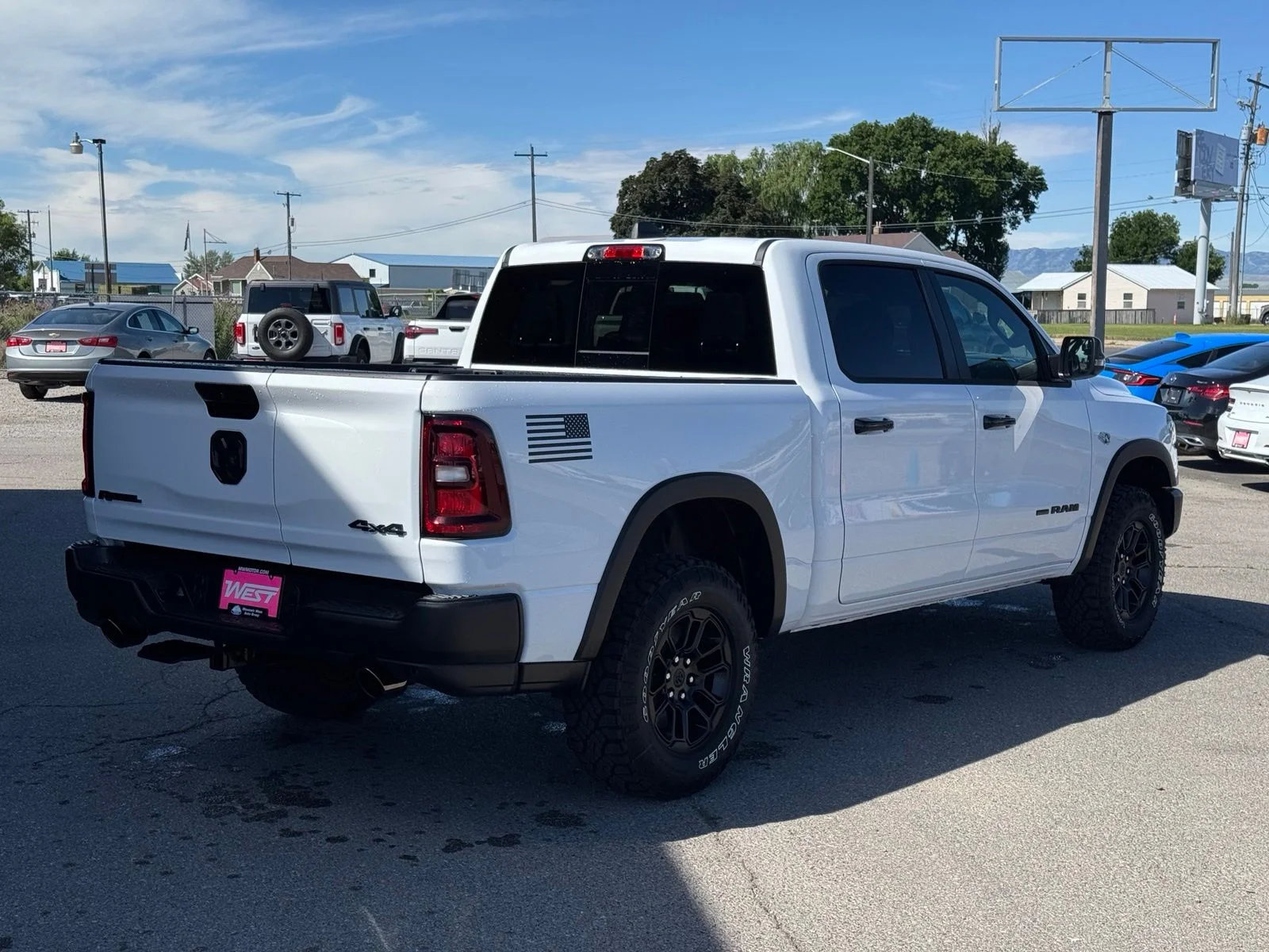 New 2026 Bright White Clear-Coat Exterior Paint RAM Rebel image 7