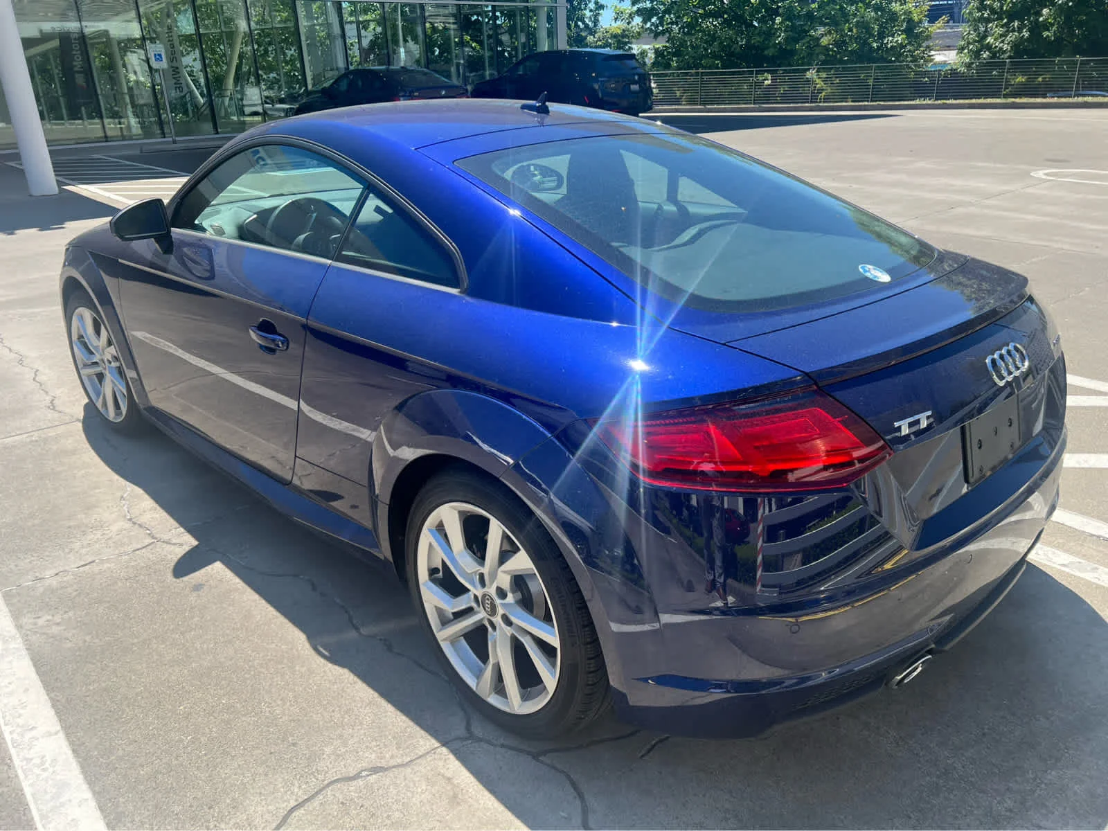 Used 2023 Navarra Blue Metallic Audi  image 3