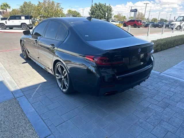 Used 2021 Black BMW M550i xDrive image 7