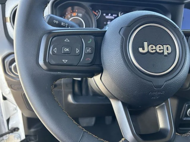 Used 2024 Bright White Clearcoat Jeep Sport S image 25
