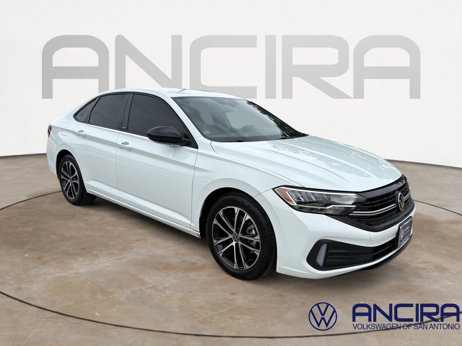Used 2024 Pure White Volkswagen Sport image 1