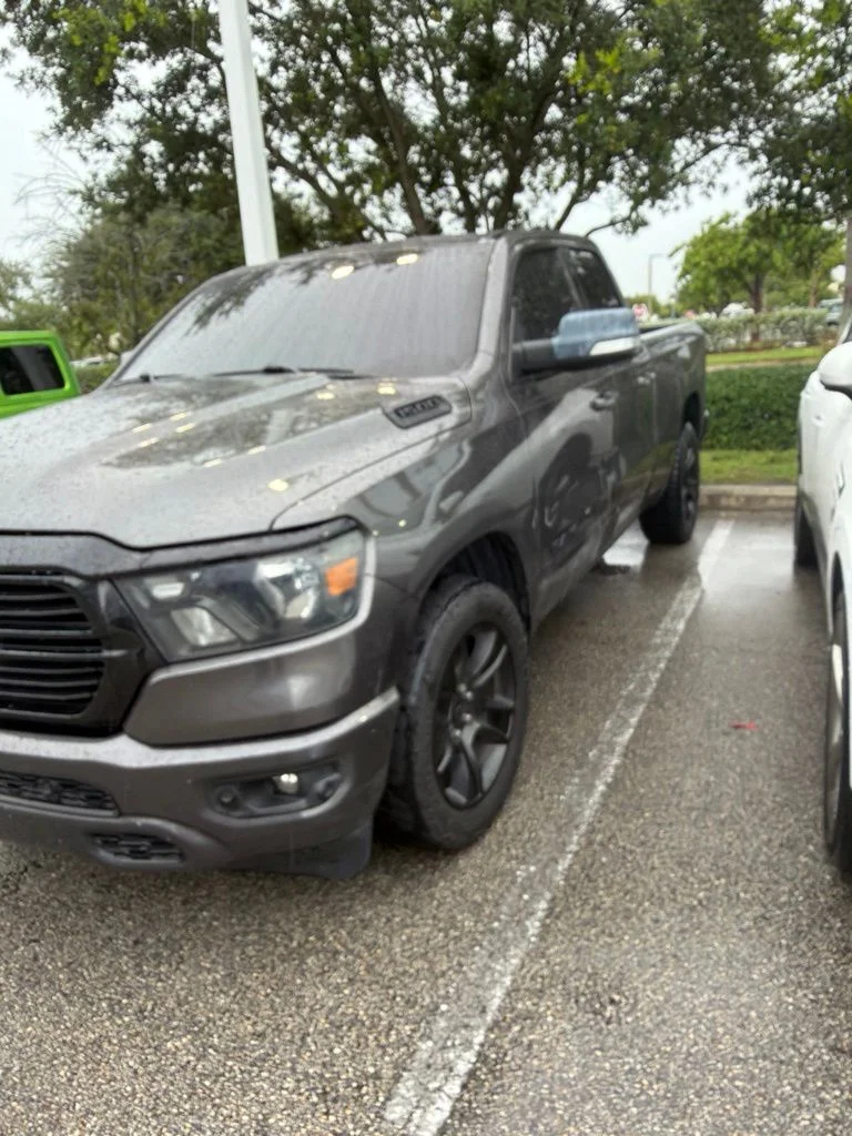 Used 2021 Granite Crystal Metallic Clearcoat Ram Big Horn/Lone Star image 2