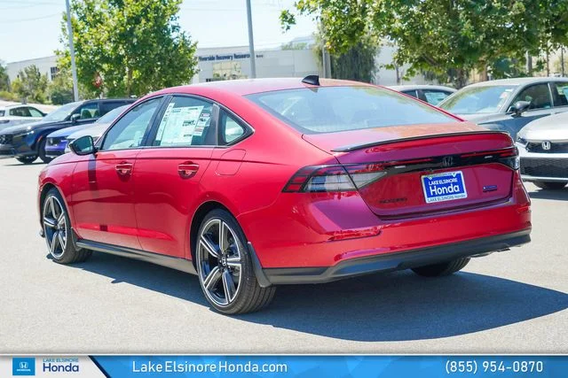 New 2026 Radiant Red Metallic Honda Sport Hybrid image 10
