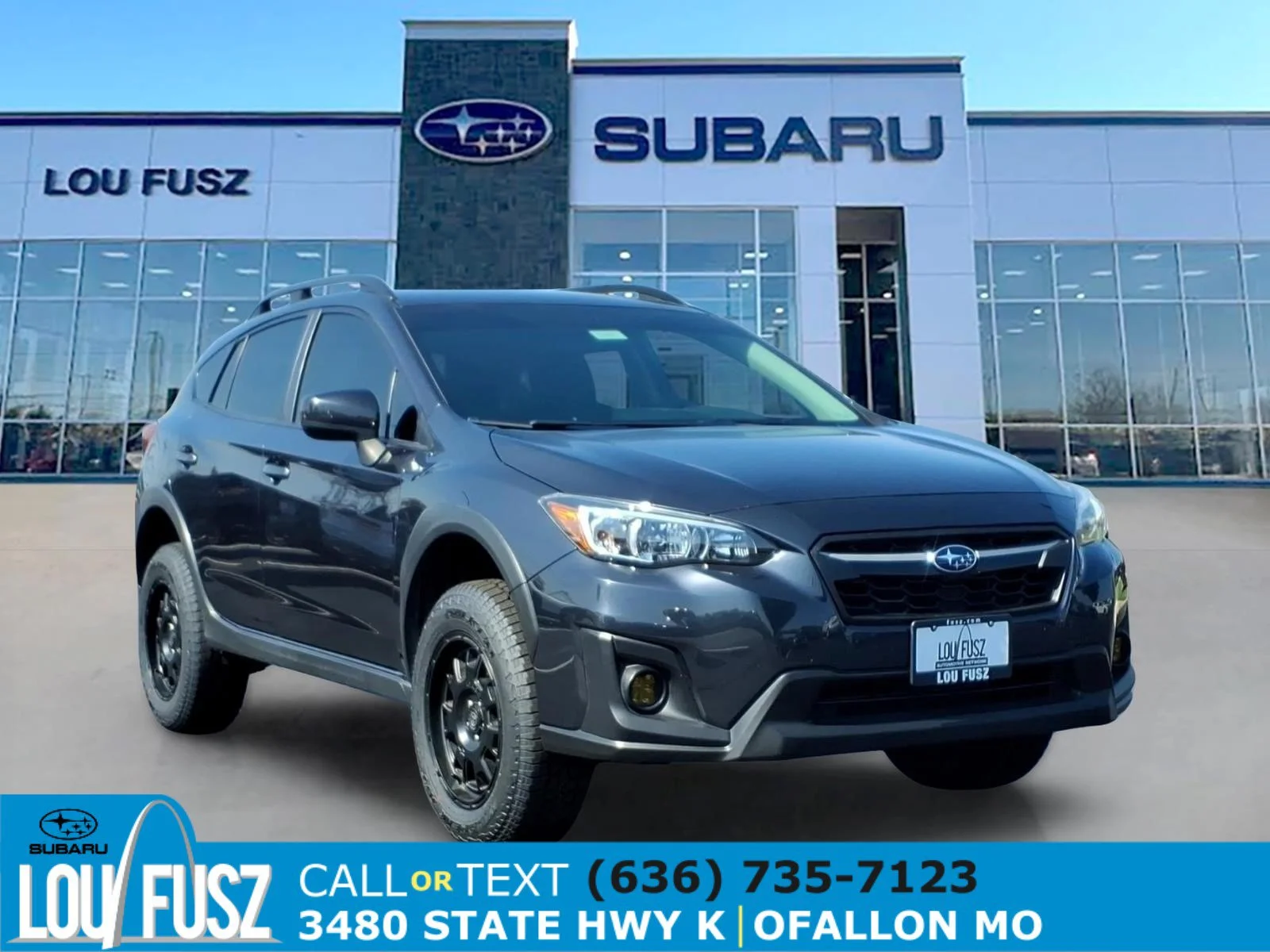 Used 2019 Dark Gray Metallic Subaru Premium image 1
