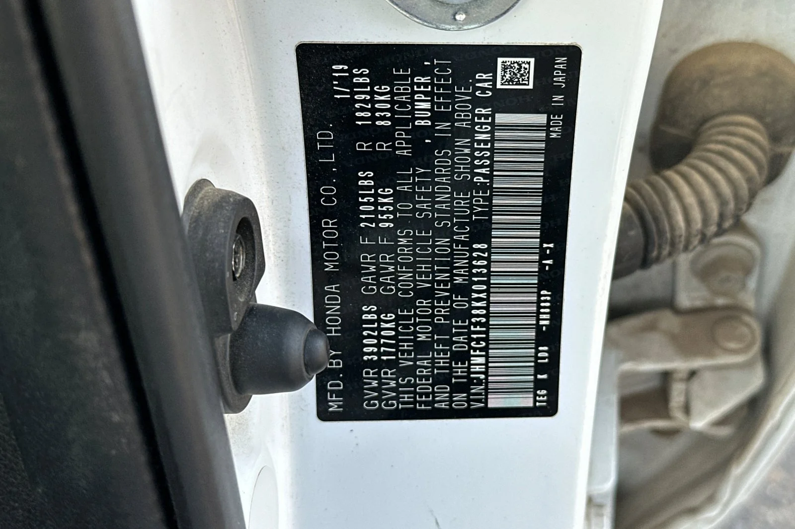 Used 2019 White Honda EX image 27