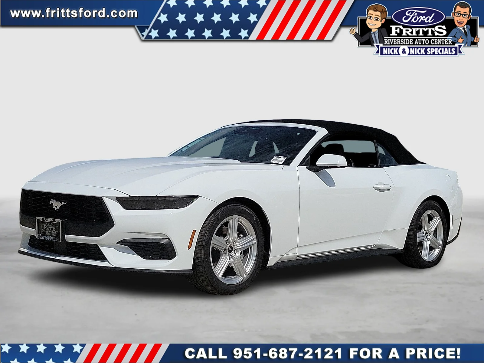 New 2026 Oxford White Ford EcoBoost® Convertible image 1