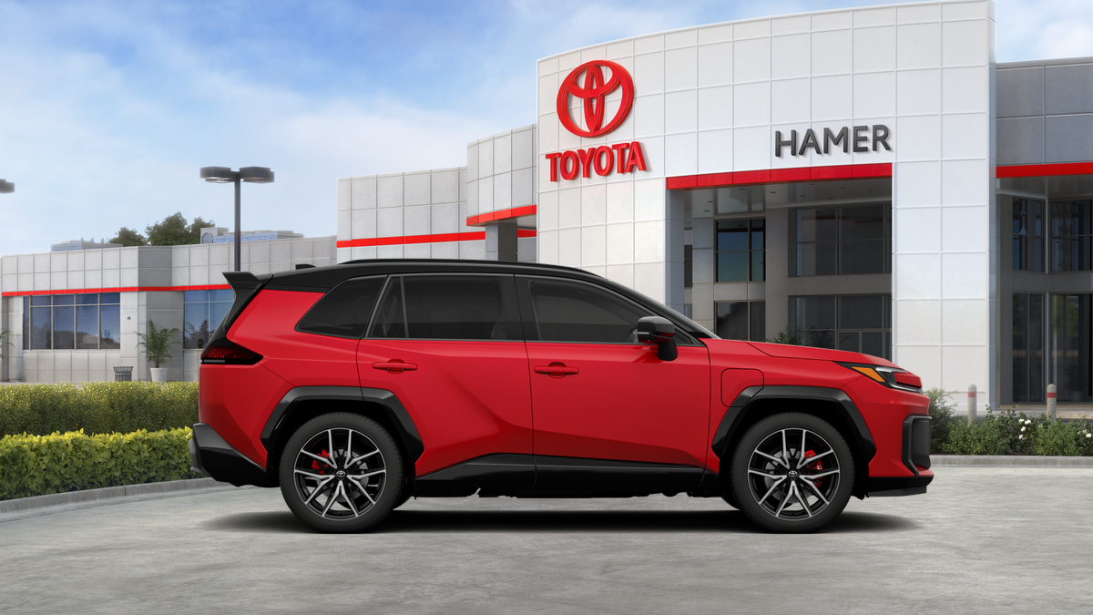 New 2026 Supersonic Red with Midnight Black Metallic roof Toyota GR SPORT image 39