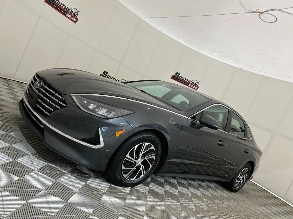 Certified Used 2022 Gray Hyundai Blue image 1
