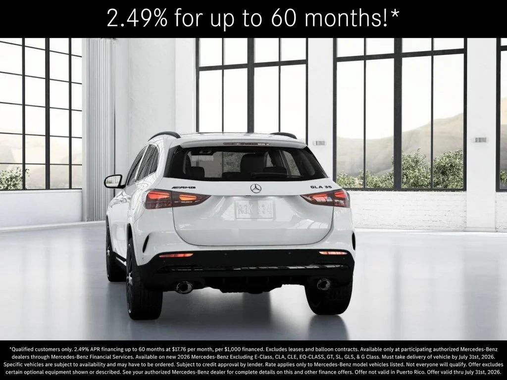 New 2026 Polar White Mercedes-Benz AMG® GLA 35 4MATIC SUV image 68