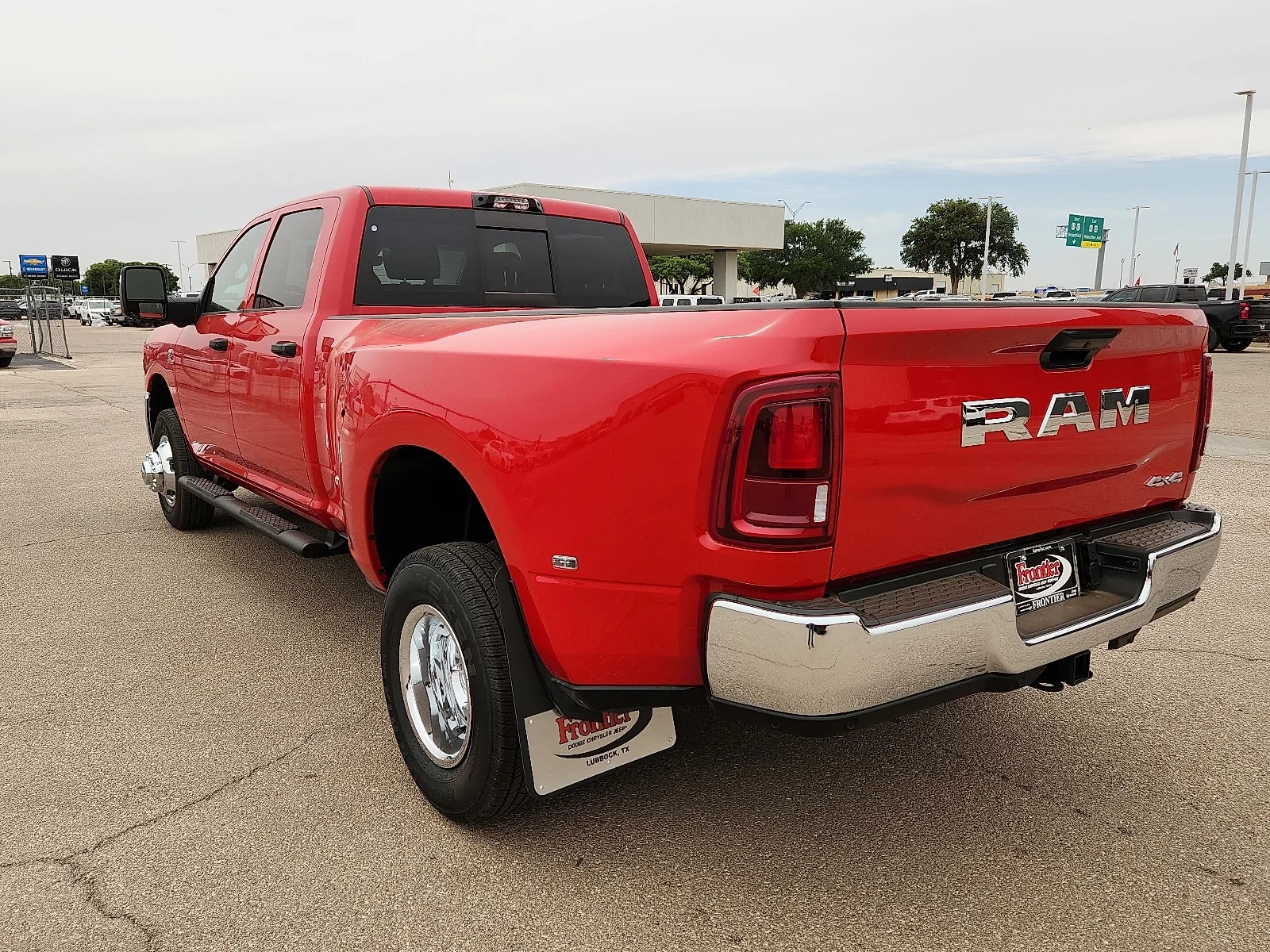 New 2026 Flame Red Clear-Coat  Paint Ram TRADESMAN CREW CAB 4X4 8