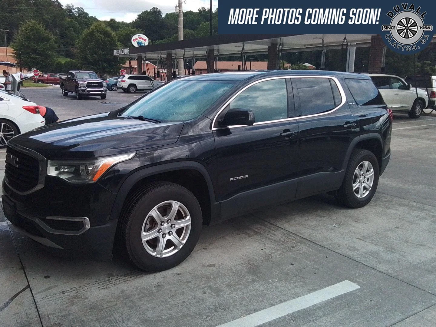 Used 2019 Ebony Twilight Metallic GMC SLE image 1