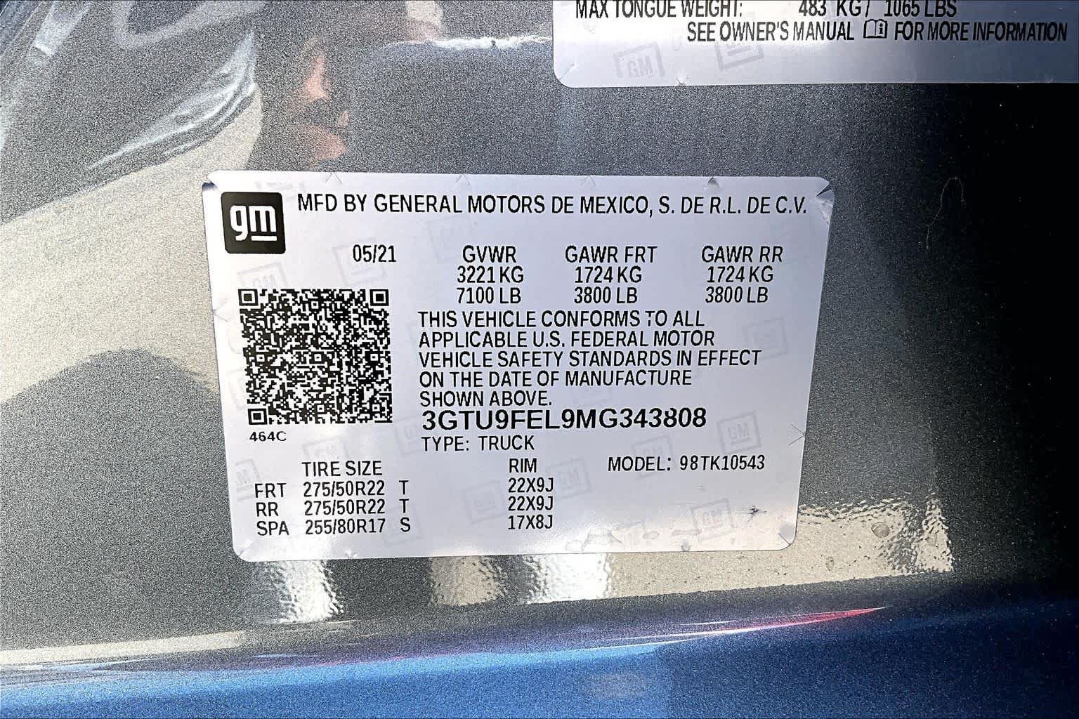 Used 2021 Satin Steel Metallic GMC Denali image 37