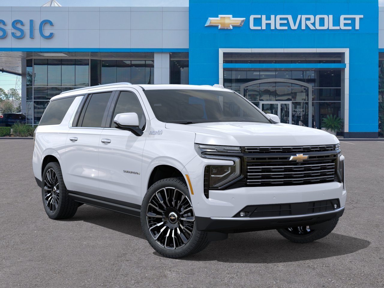 2026 Chevrolet Suburban High Country White at Classic Elite Chevrolet Hwy 6