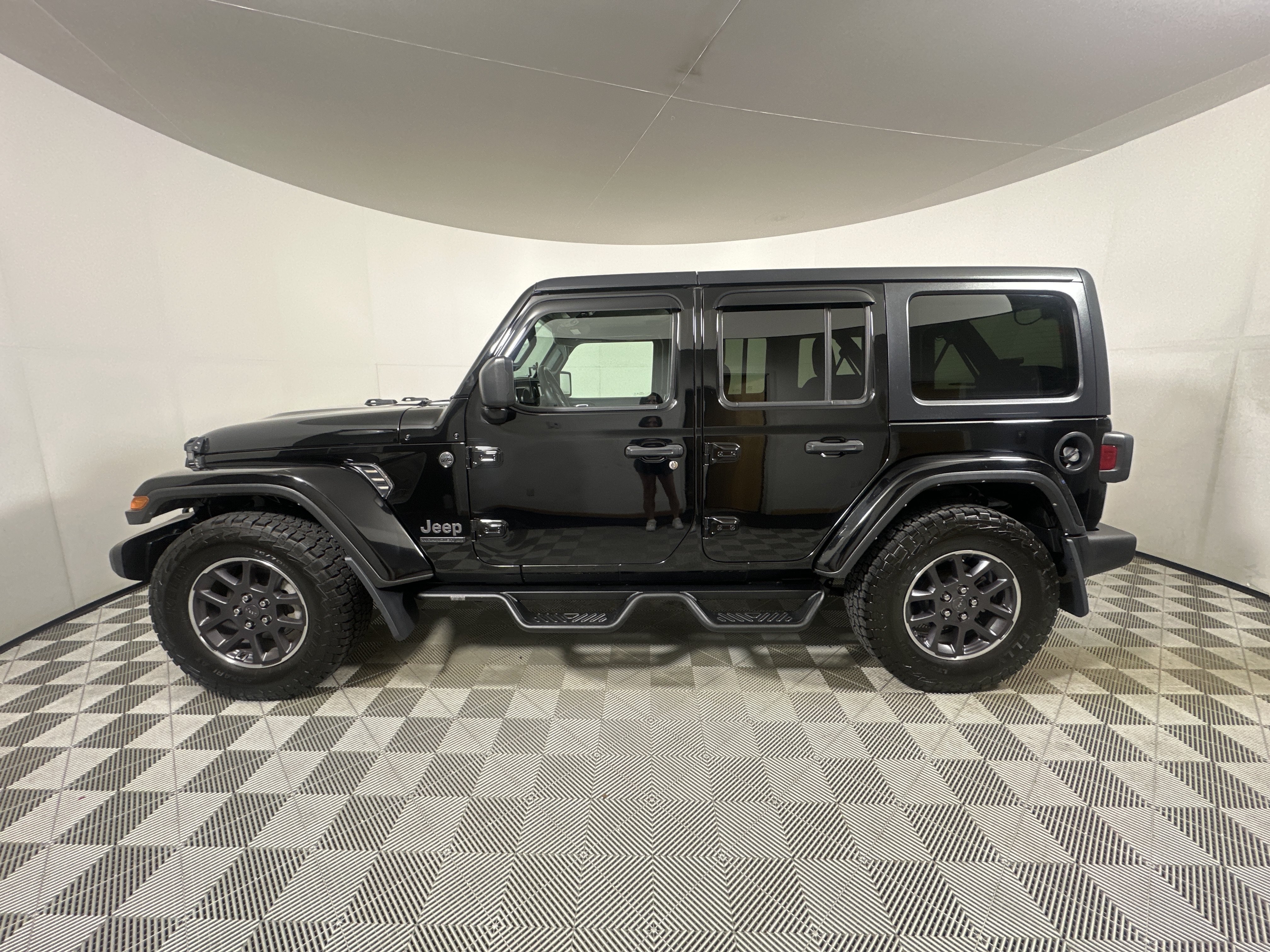 Certified Used 2021 Black Clearcoat Jeep Unlimited 80th Anniversary image 4