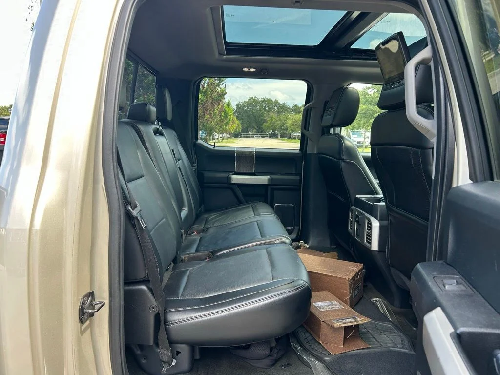 Used 2017 White Gold Metallic Ford Lariat image 46